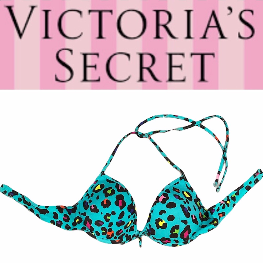 Victoria’s Secret Leopard Print Bikini Top